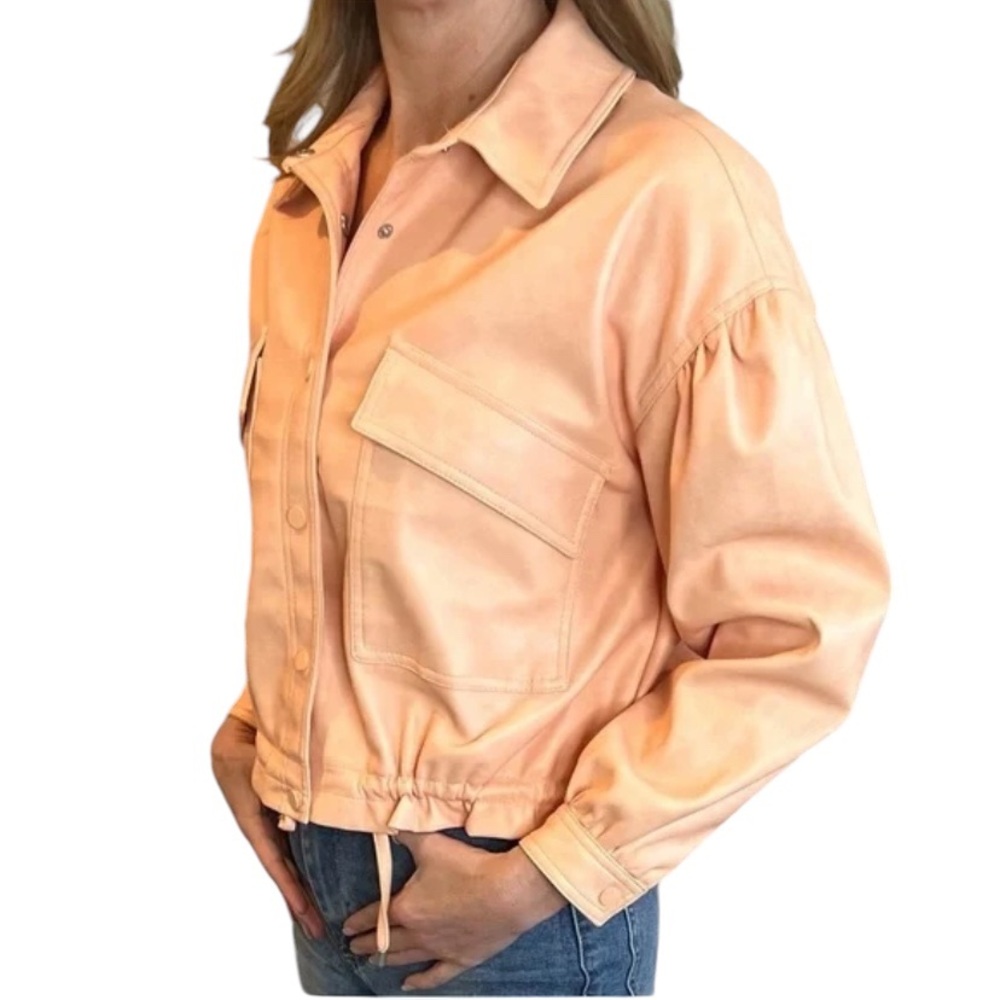 7 For All Mankind Peach Jacket